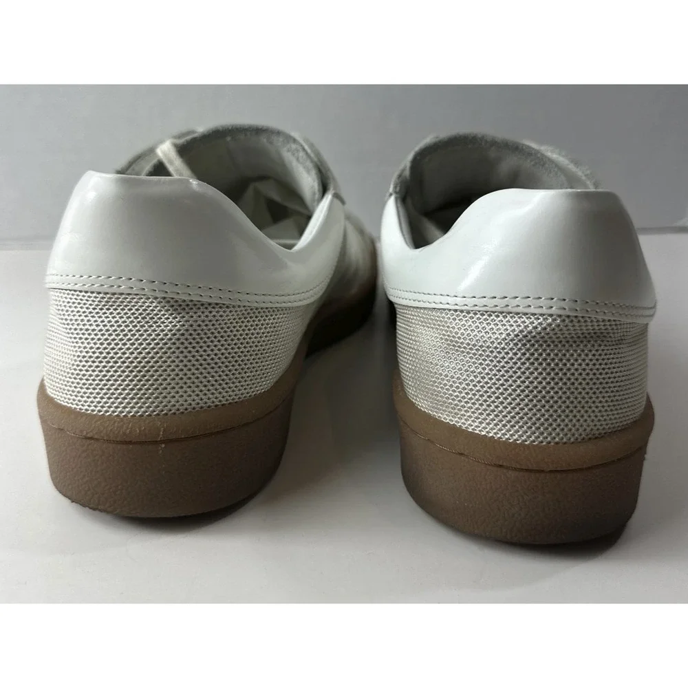 Sandro Mesh and Leather Sneakers Men's Size 43 US 10 - 10.5 Low Top Lace Shoes - Picture 15 of 16